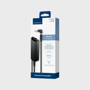 Insignia™ - Universal 65W Laptop Charger - Black